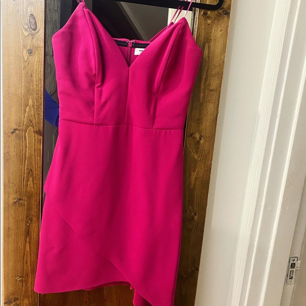 Amanda Uprichard pink cocktail dress